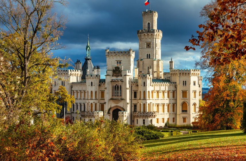 Castle Ruins Trmačov, Hluboké Dvory, Czech Republic (Czechia)